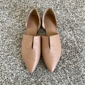 Vince Leather cut out D’Orsay flats